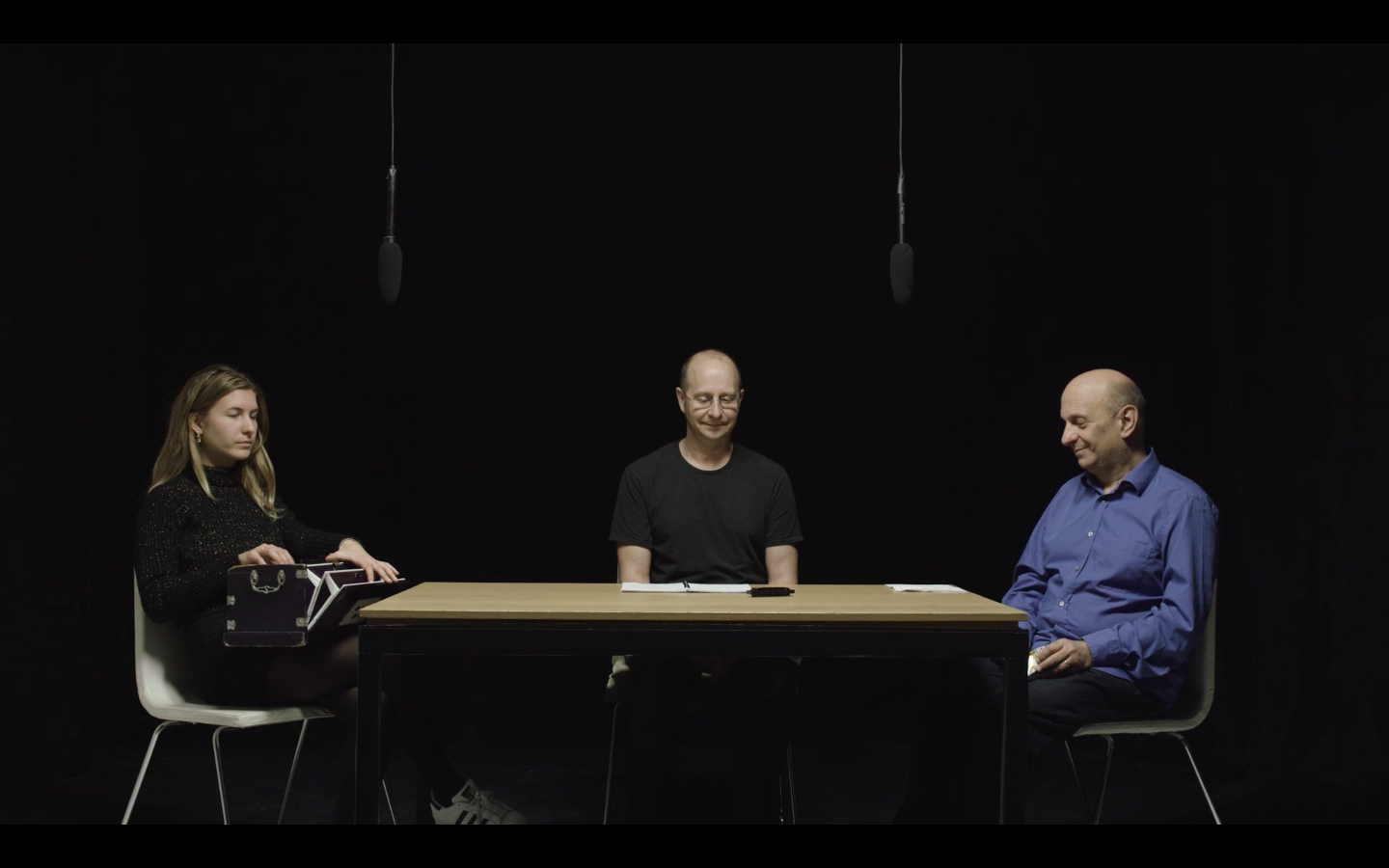 Francesca Fargion, Hugo Glendinning, Jonathan Burrows and Matteo Fargion 